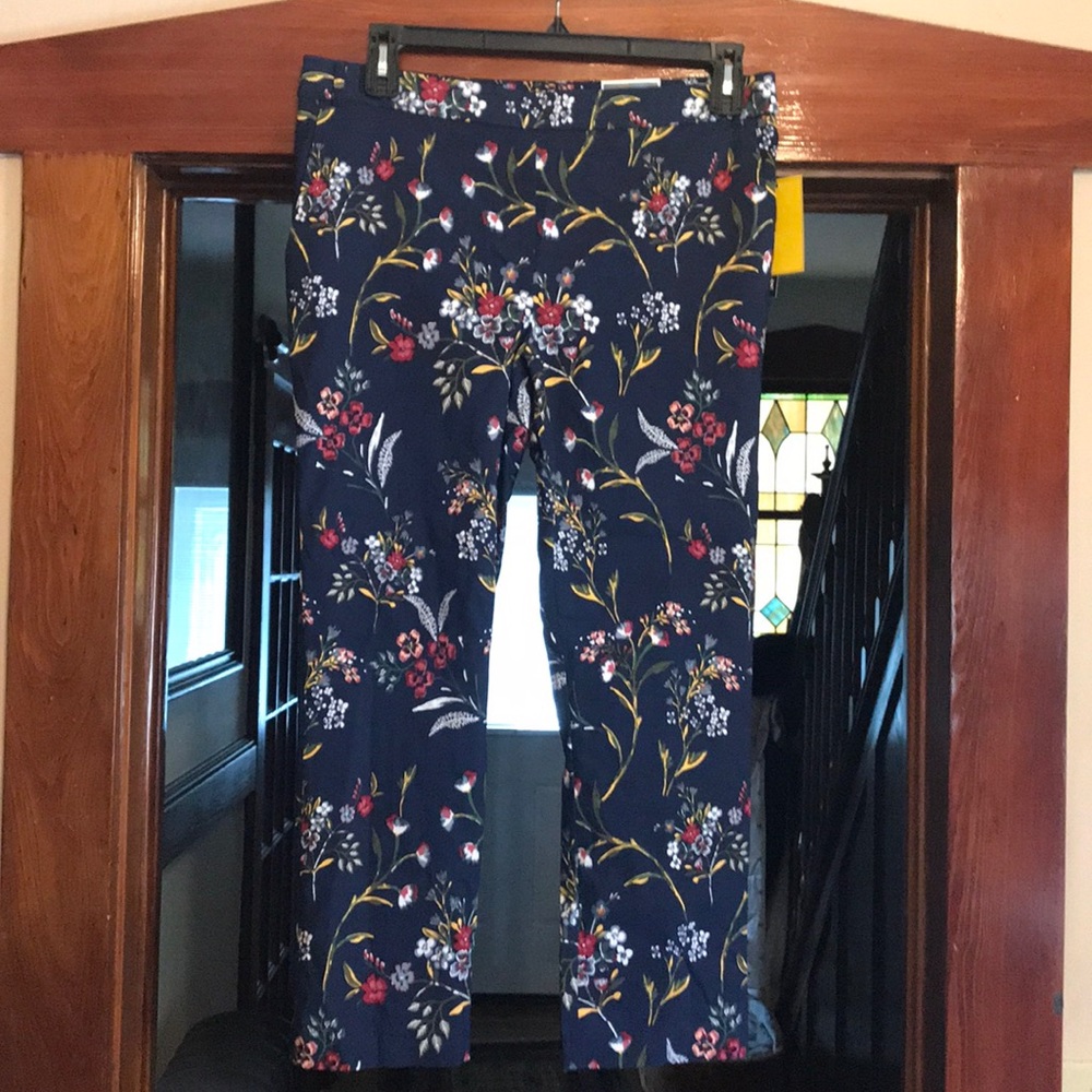 Jules and Leopold Navy Floral Pants